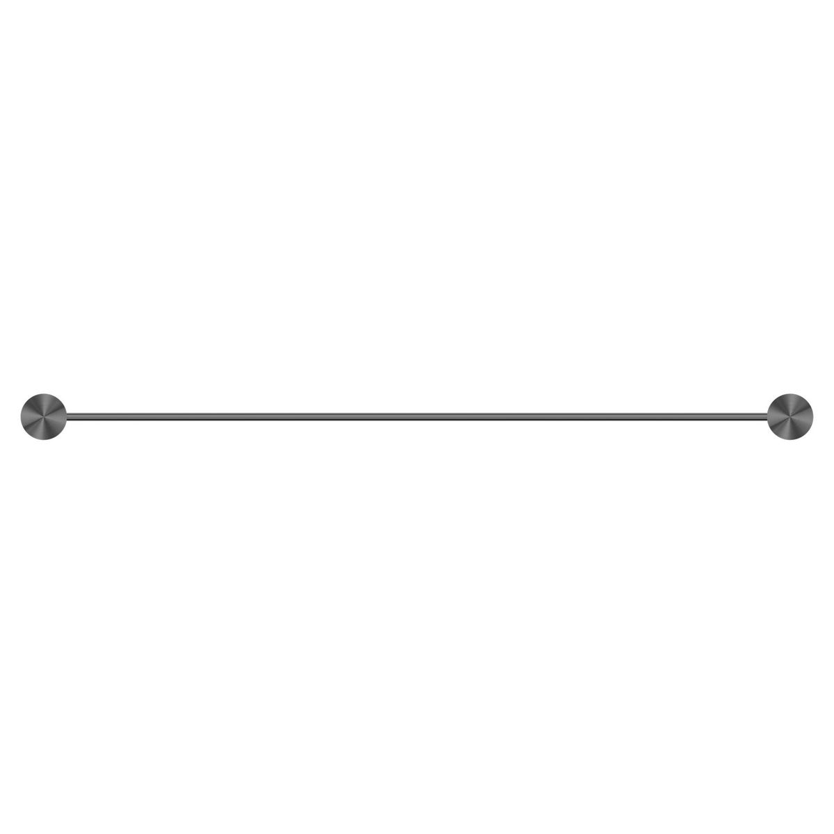 Opal Single Towel Rail 800mm - Graphite