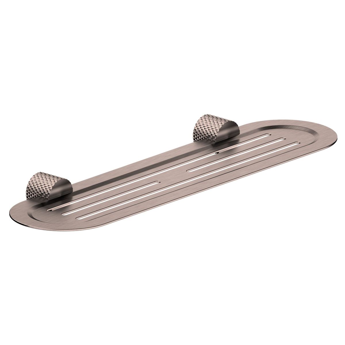 Opal Metal Shower Shelf - Brushed Bronze