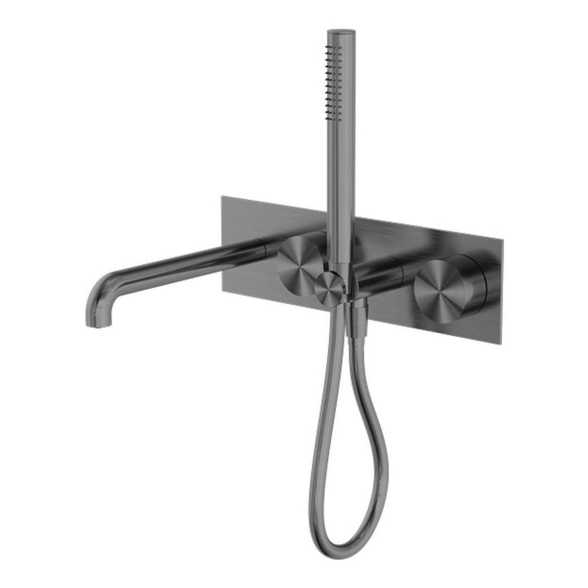 Kara Progressive Shower System With Spout 250mm in Gun Metal