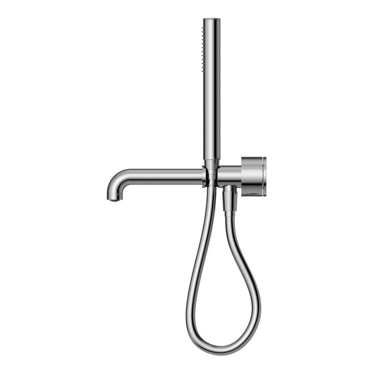 Kara Progressive Shower System Separate Plate With Spout 250mm in Chrome