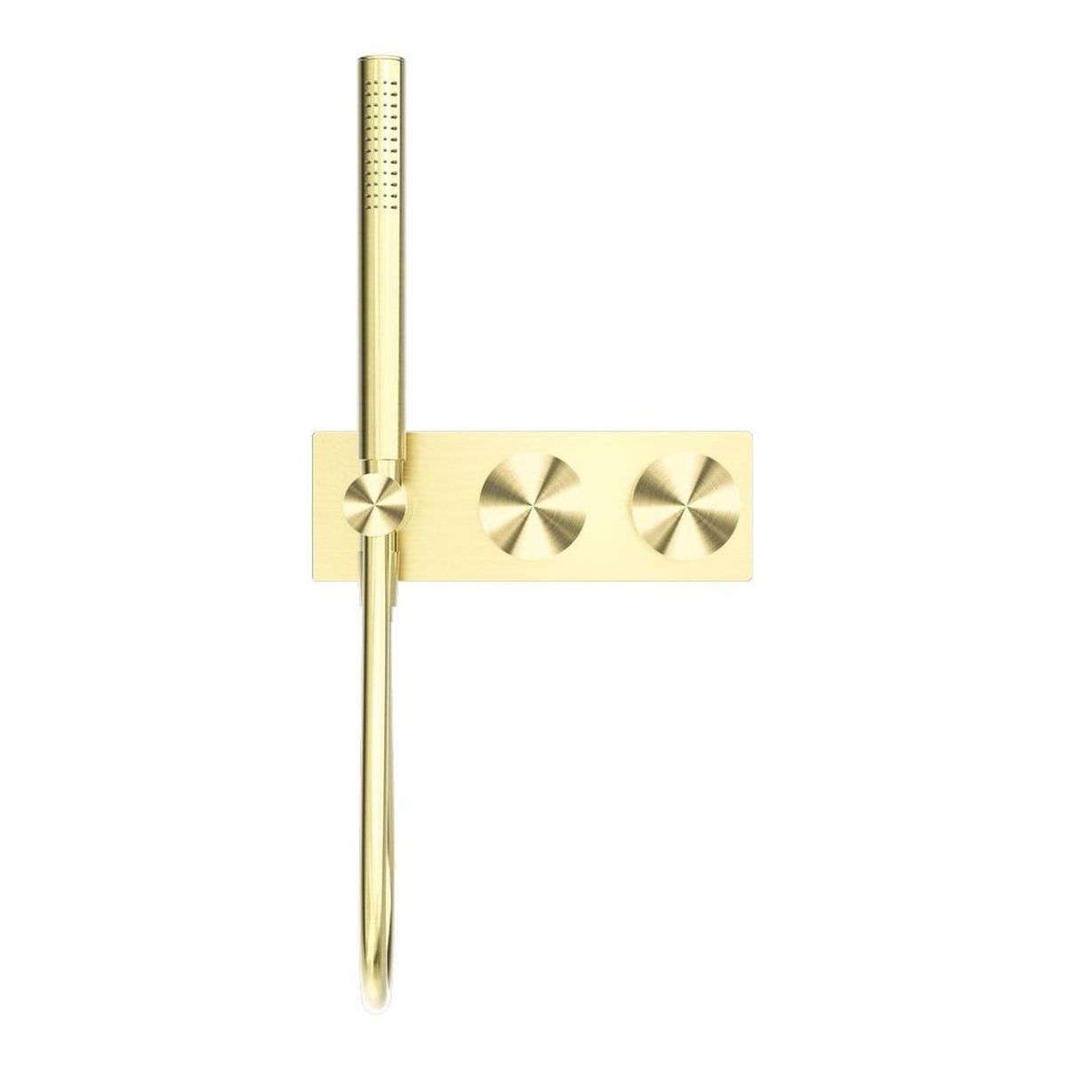 Kara Progressive Shower System in Brushed Gold