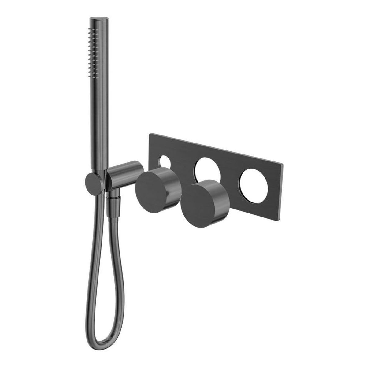 Kara Progressive Shower System Trim Kits Only in Gun Metal