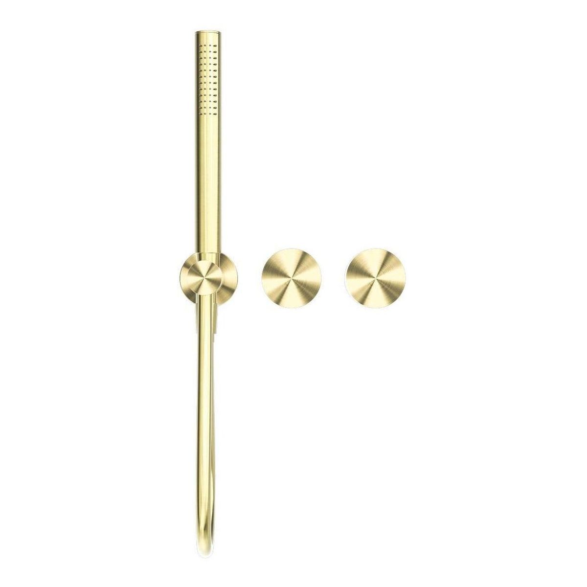 Kara Progressive Shower System Separate Plate in Brushed Gold