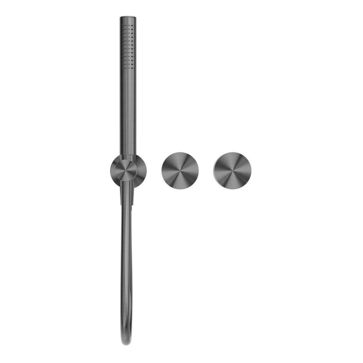 Kara Progressive Shower System Separate Plate in Gun Metal
