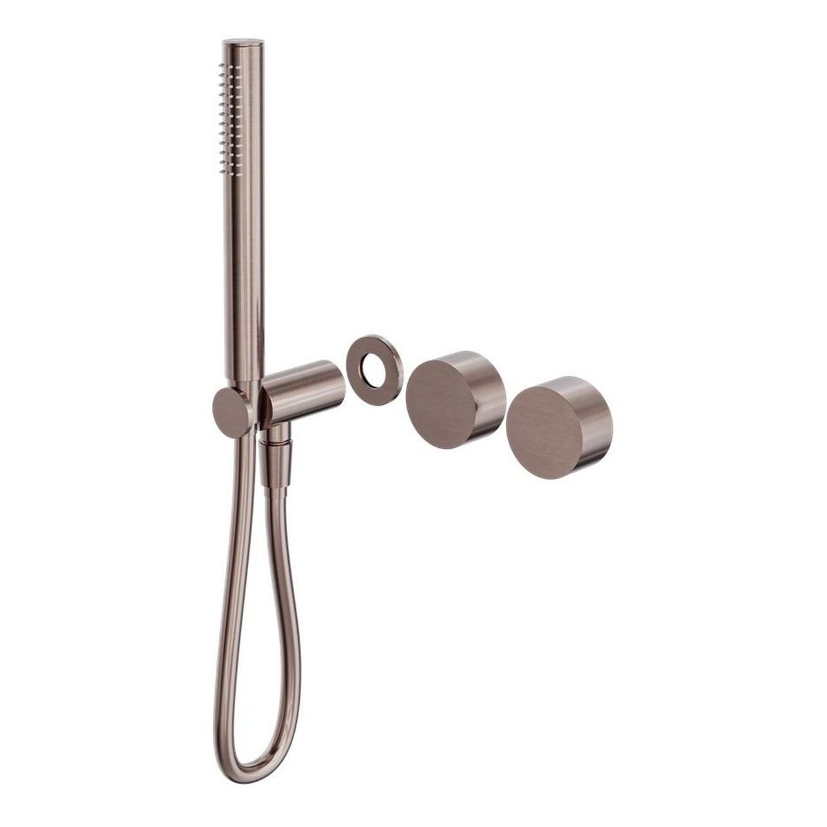 Kara Progressive Shower System Separate Plate Trim Kits in Brushed Bronze