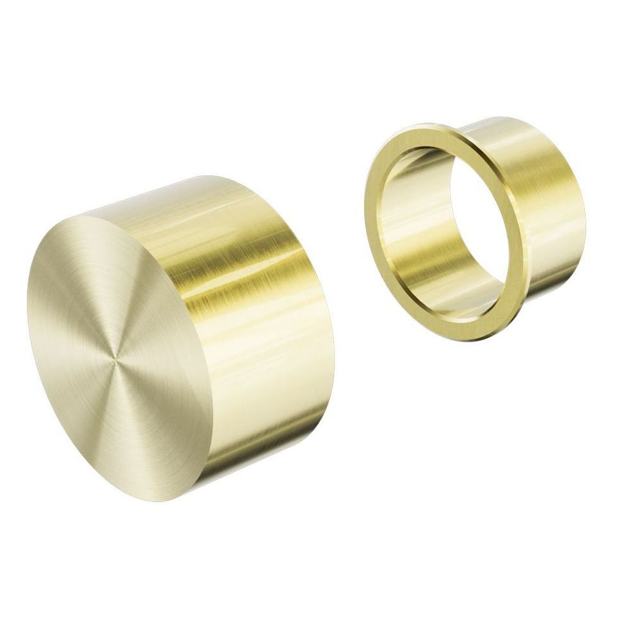 Kara Progressive Shower Mixer Trim Kits Only in Brushed Gold