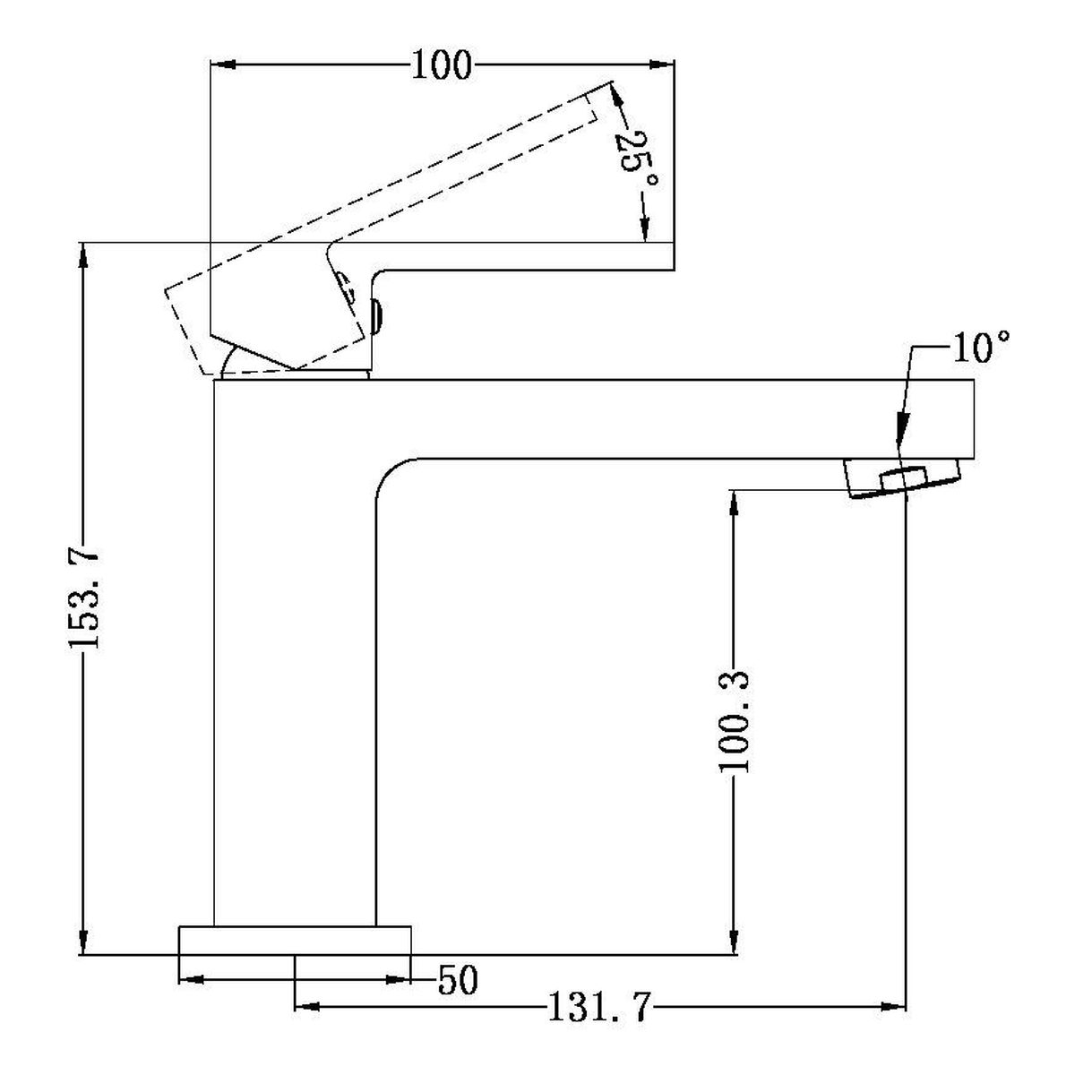 Ecco Basin Mixer Chrome