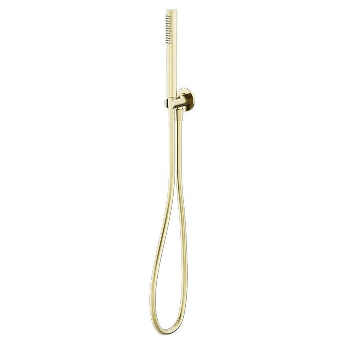 Round Hand Held Shower Bracket - Brushed Gold