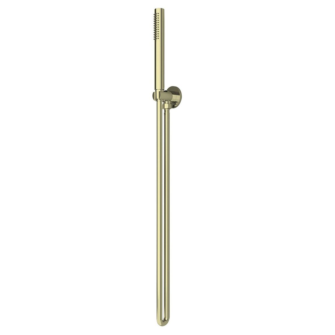 Round Hand Held Shower Bracket - Brushed Gold