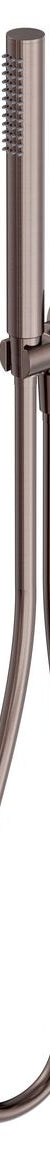 Round Hand Held Shower Bracket - Brushed Bronze