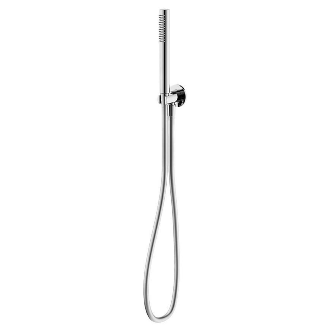 Round Hand Held Shower Bracket - Chrome