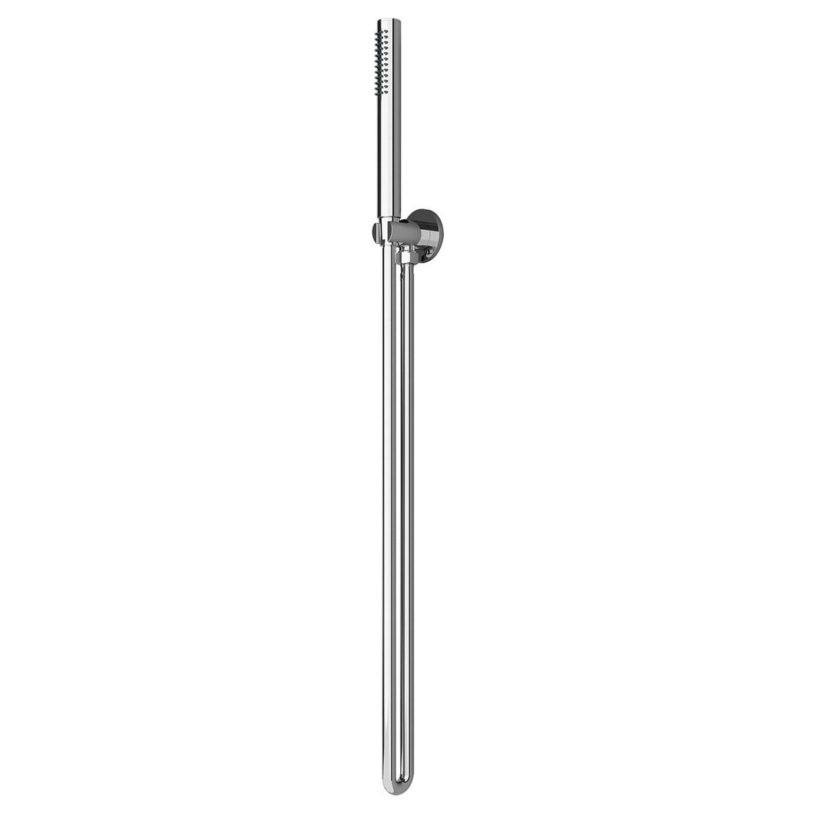 Round Hand Held Shower Bracket - Chrome