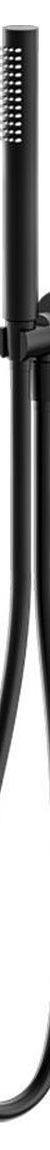 Round Hand Held Shower Bracket - Matte Black