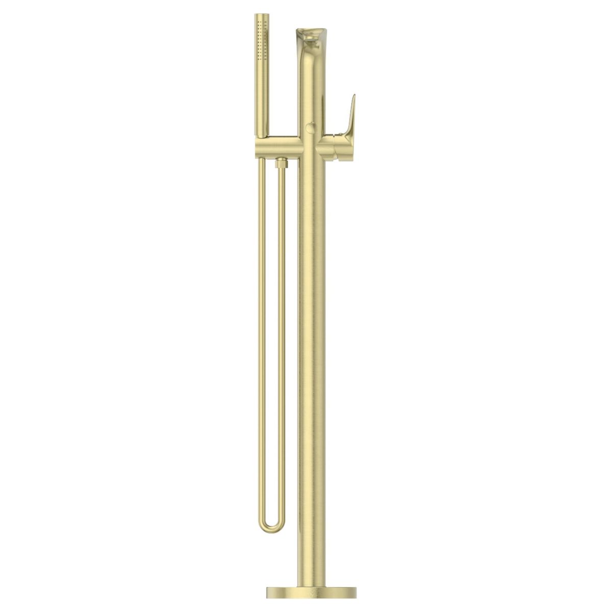 Bianca Freestanding Bath Mixer With Hand Shower - Brushed Gold