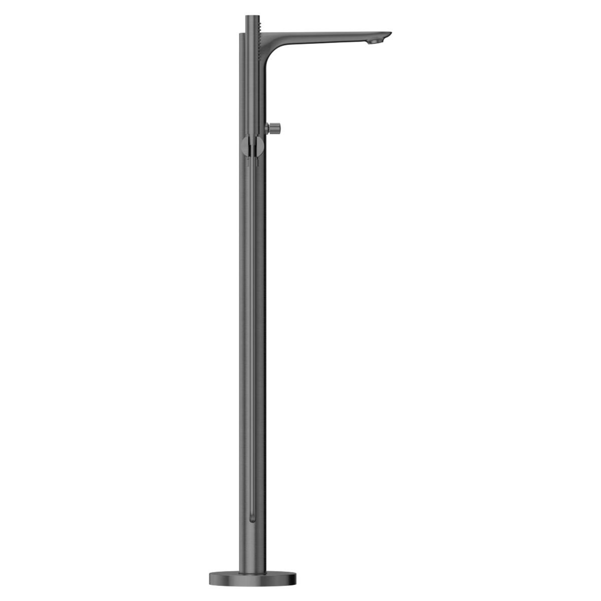 Bianca Freestanding Bath Mixer With Hand Shower - Gun Metal