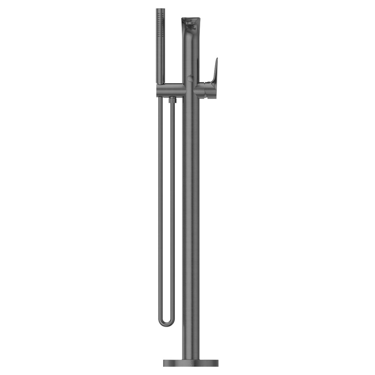 Bianca Freestanding Bath Mixer With Hand Shower - Gun Metal