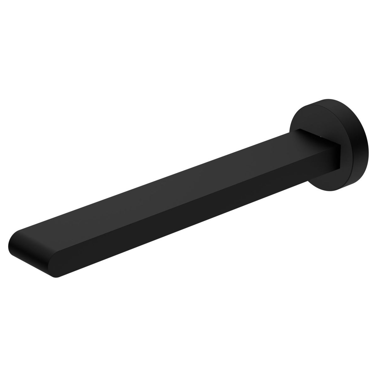 Bianca Fixed Basin/Bath Spout Only 240mm - Matte Black
