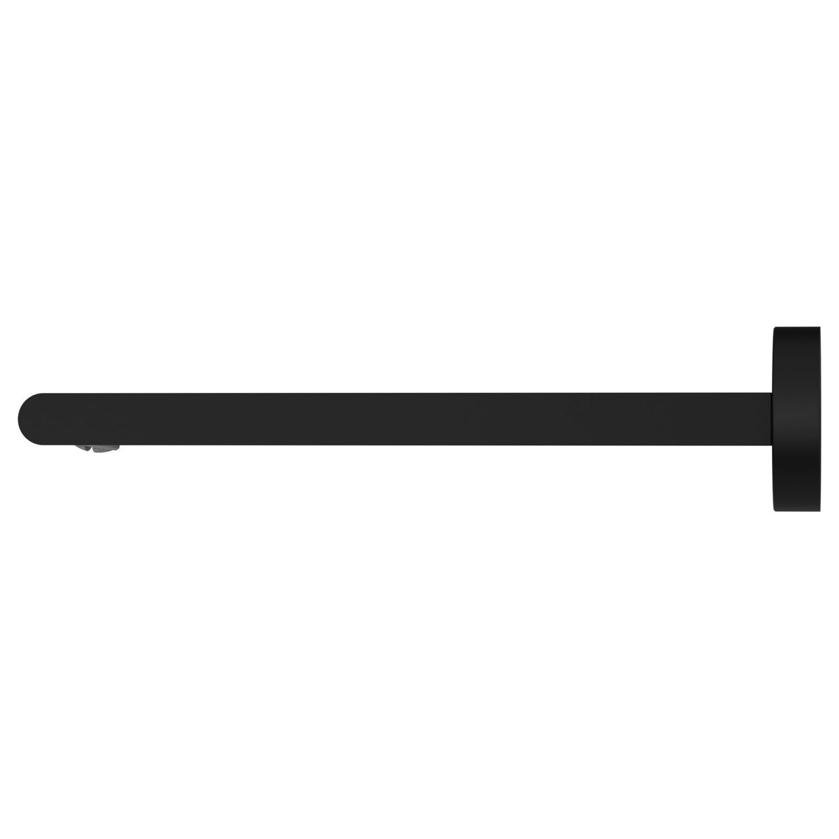 Bianca Fixed Basin/Bath Spout Only 240mm - Matte Black