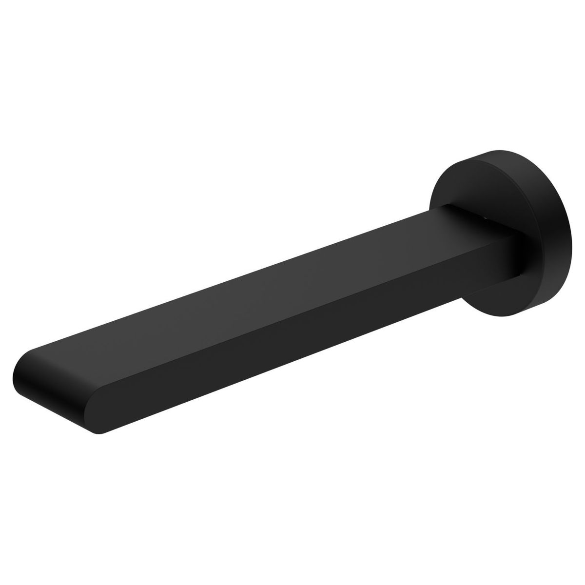 Bianca Fixed Basin/Bath Spout Only 200mm - Matte Black
