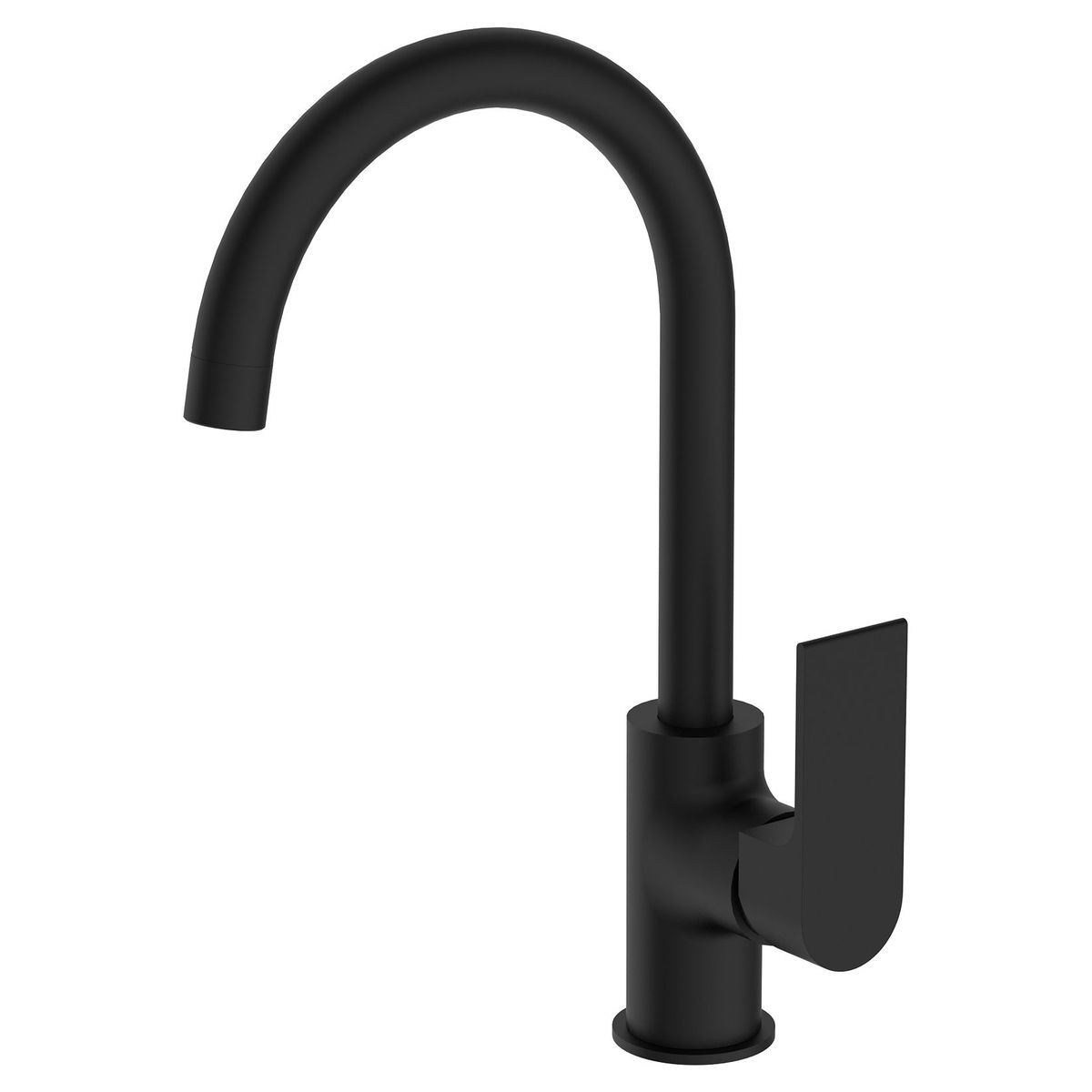 Bianca Kitchen Mixer Gooseneck Spout - Matte Black