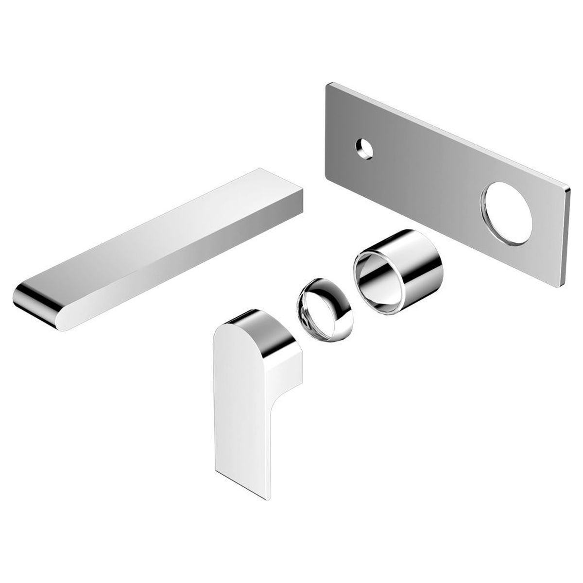 Bianca Wall Basin/Bath Mixer 230mm Trim Kits Only - Chrome