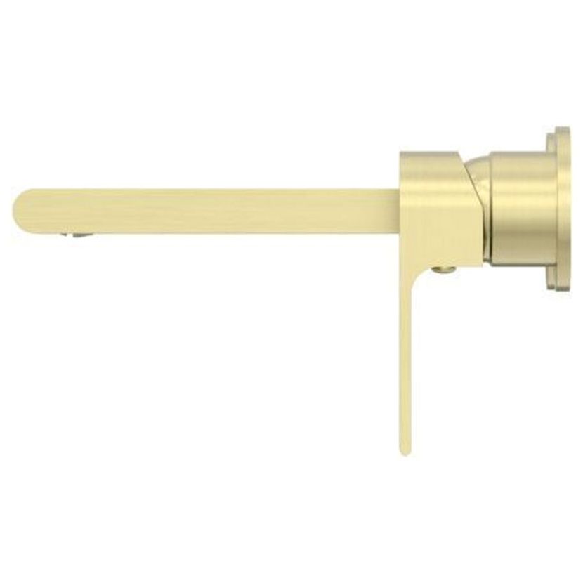 Bianca Wall Basin/Bath Mixer Separate Back Plate 230mm - Brushed Gold