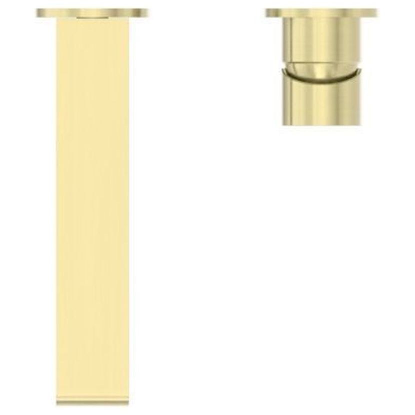 Bianca Wall Basin/Bath Mixer Separate Back Plate 230mm - Brushed Gold