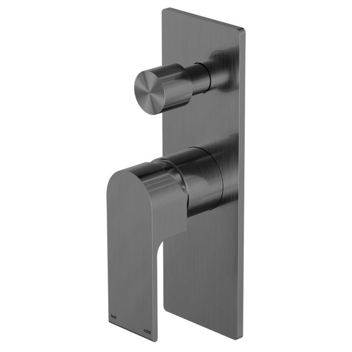 Bianca Shower Mixer With Divertor - Gun Metal Grey