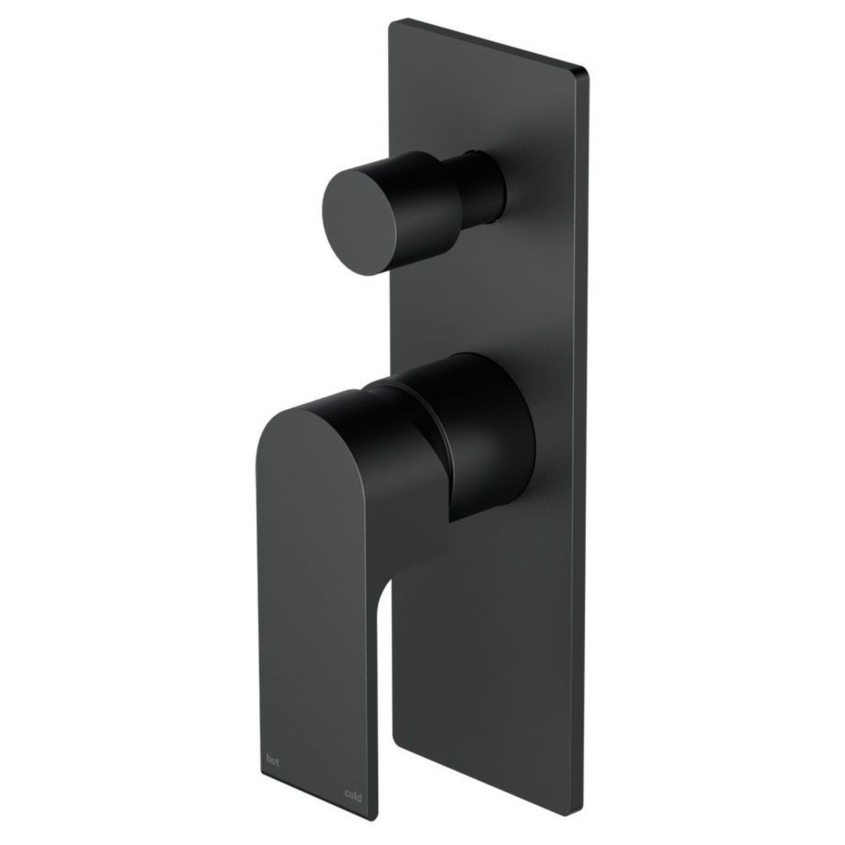 Bianca Shower Mixer With Divertor - Matte Black
