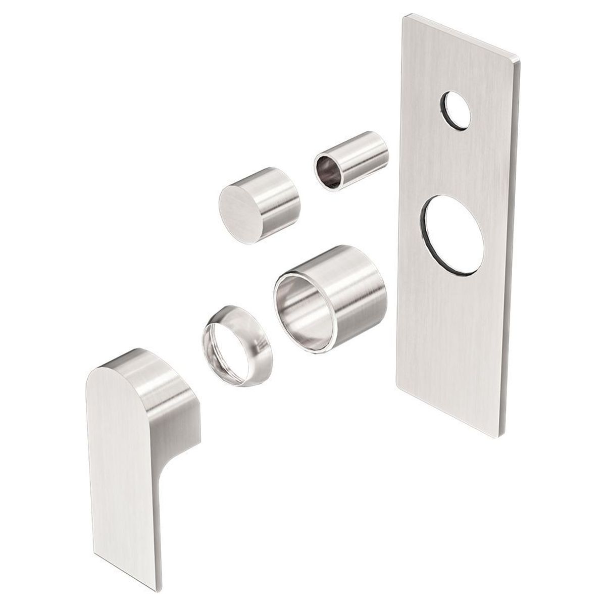Bianca Shower Mixer With Divertor Trim Kits Only - Brushed Nickel