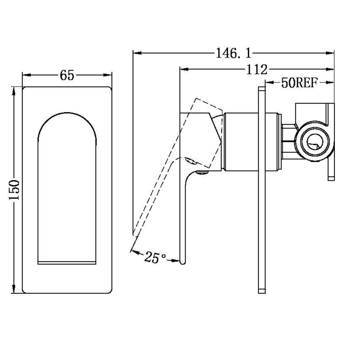 Bianca Shower Mixer - Chrome