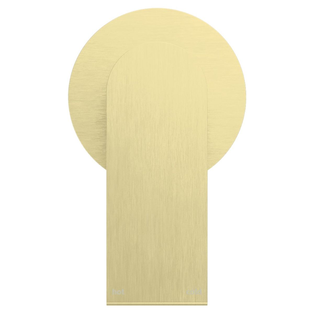 Bianca Shower Mixer 80mm Plate - Brushed Gold