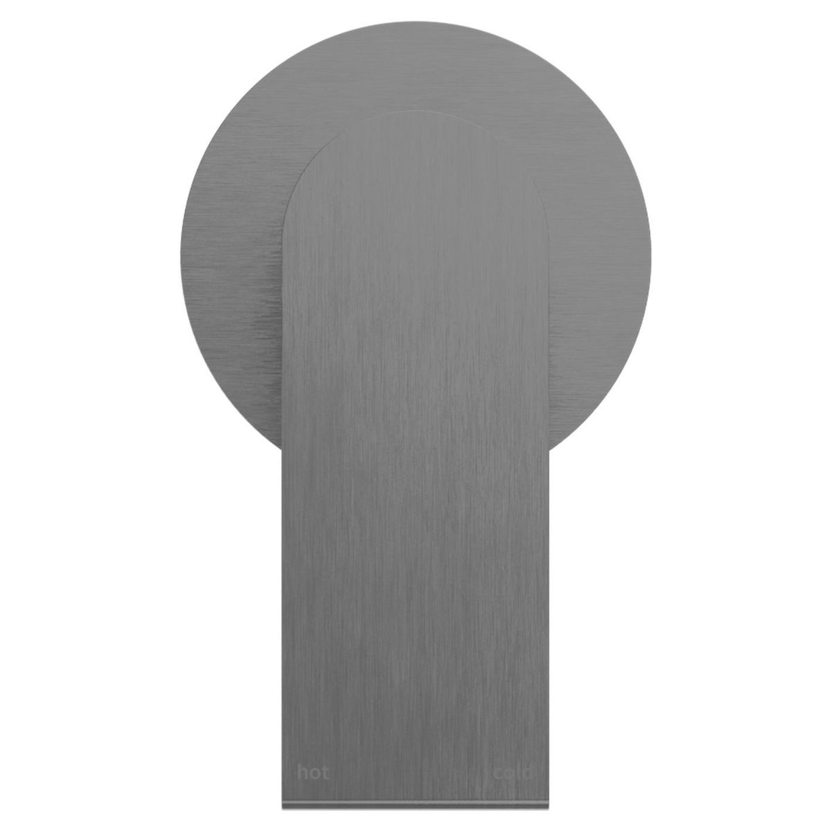 Bianca Shower Mixer 80mm Plate - Gun Metal