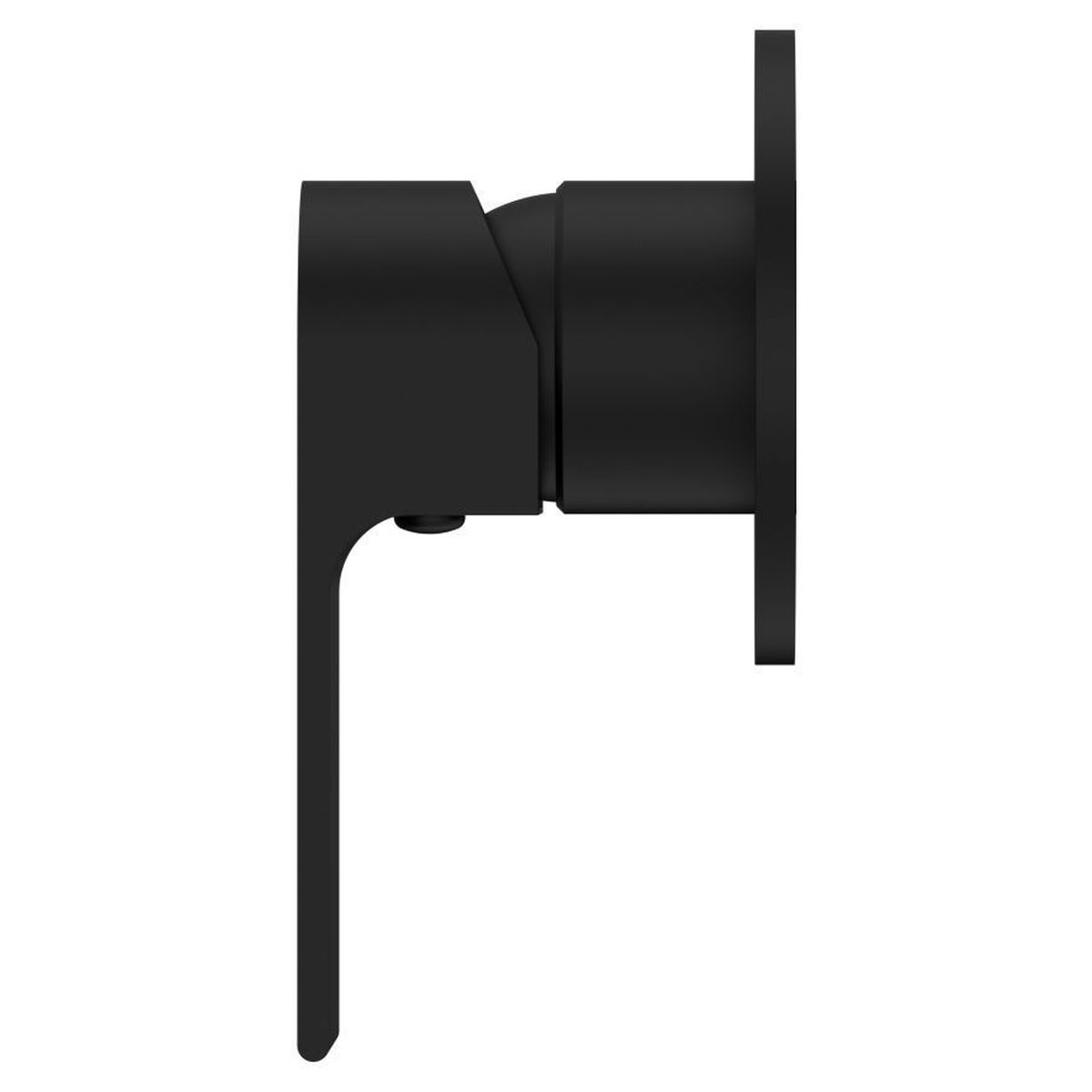 Bianca Shower Mixer 80mm Plate - Matte Black