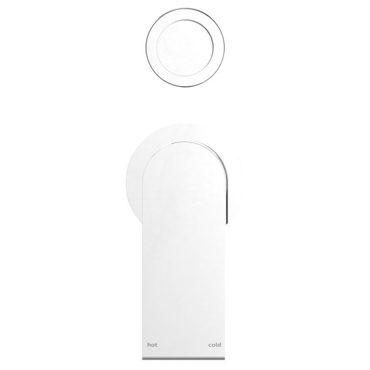 Bianca Shower Mixer With Divertor Separate Back Plate - Chrome