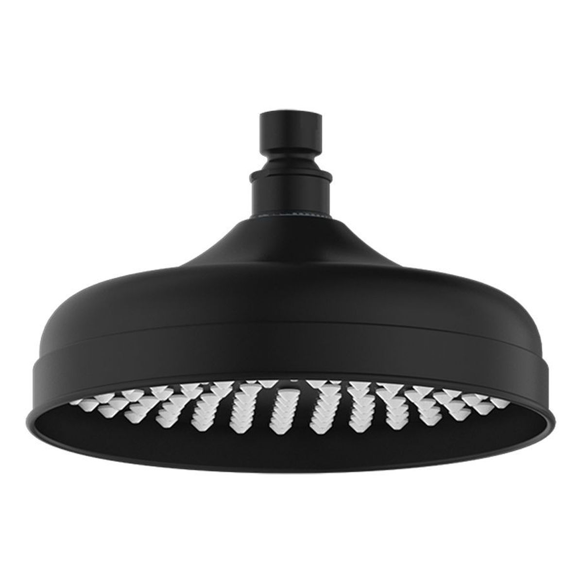 York 200mm Shower Head - Matte Black