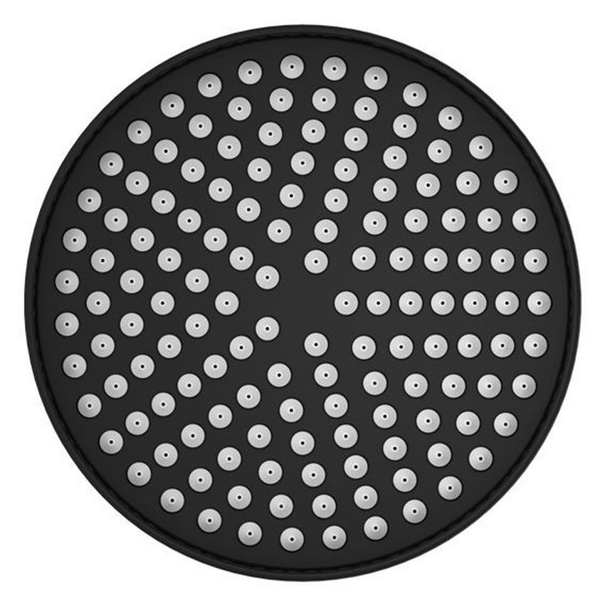York 200mm Shower Head - Matte Black