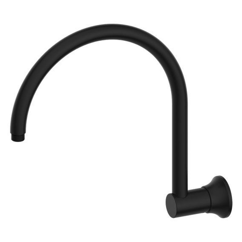 York Shower Arm - Matte Black