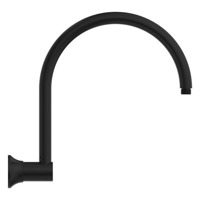 York Shower Arm - Matte Black