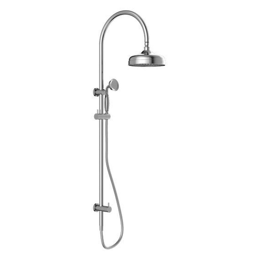 York Twin Shower With Metal Hand Shower - Chrome