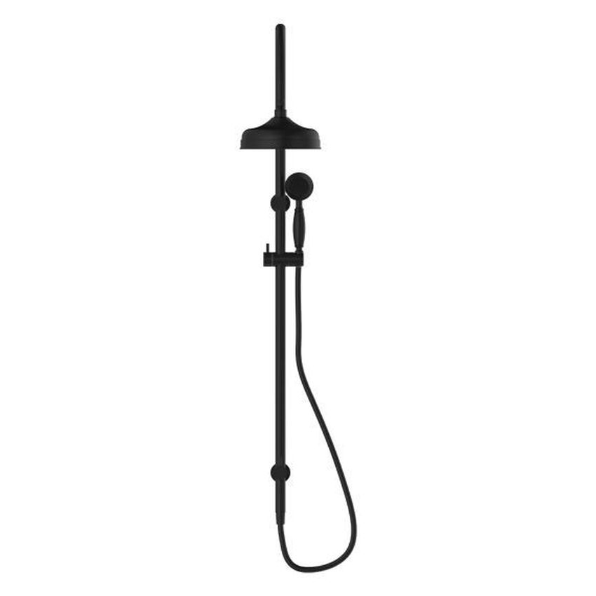York Twin Shower With Metal Hand Shower - Matte Black