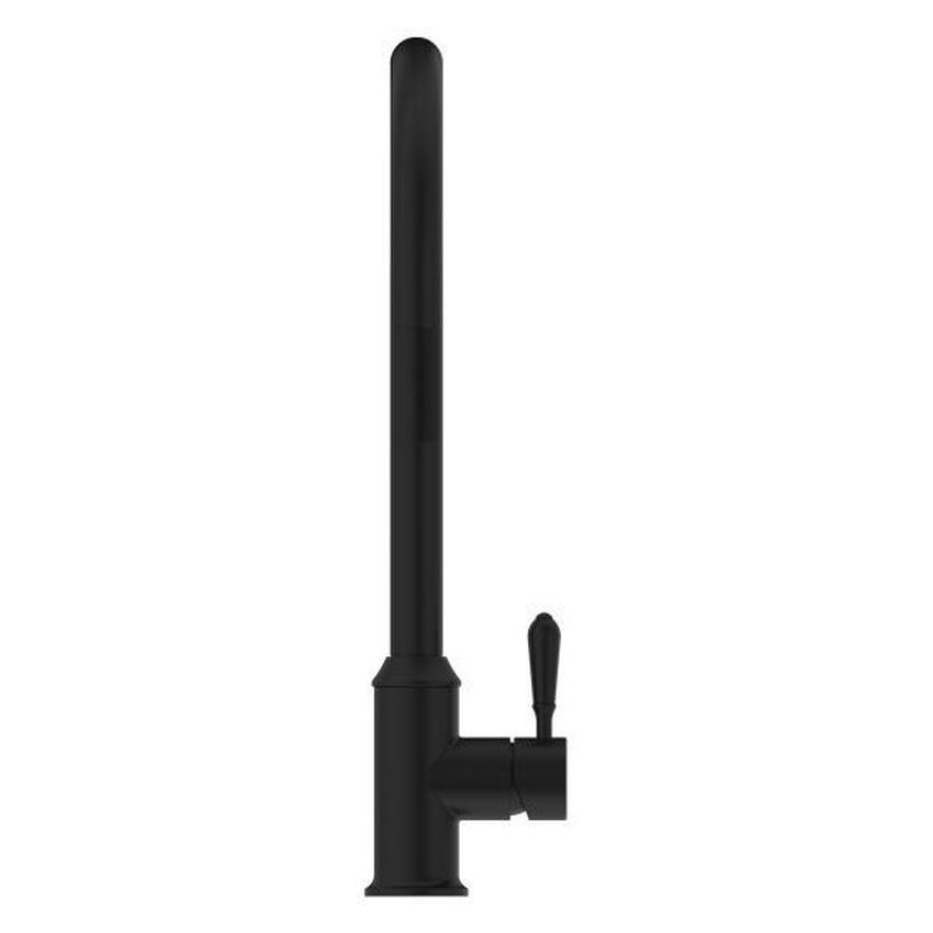 York Pull Out Sink Mixer With Vegie Spray Function With Metal Lever - Matte Black