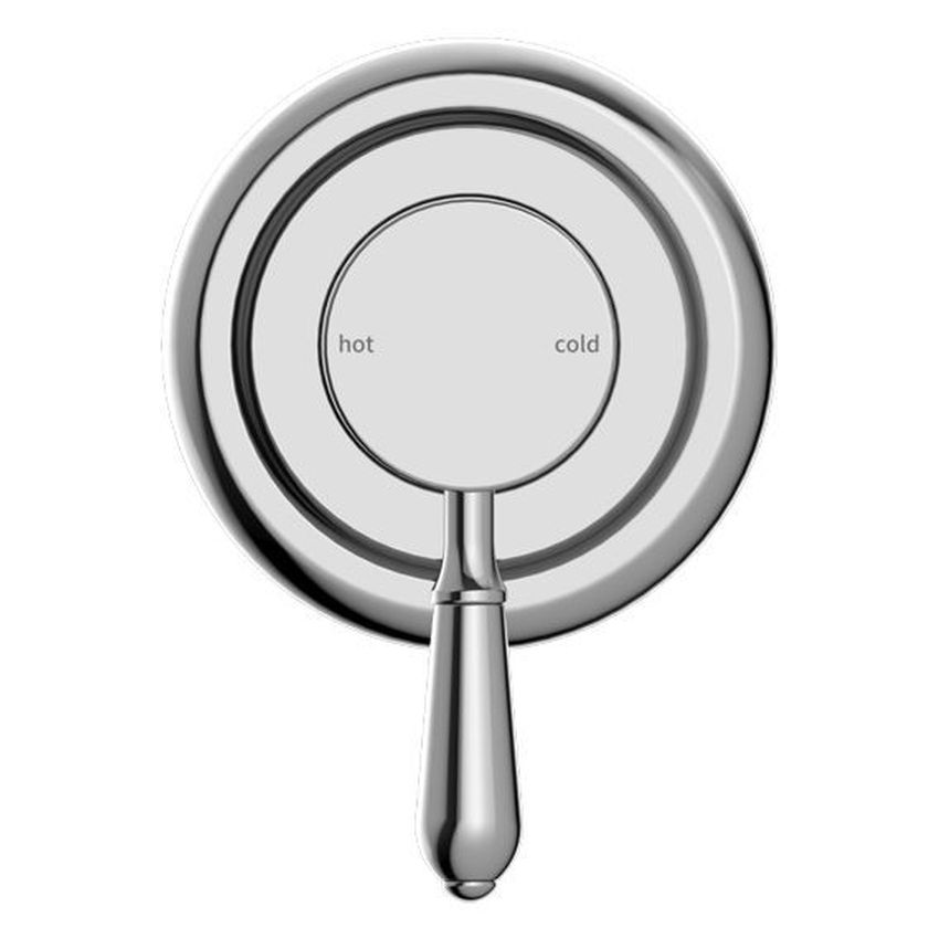 York Shower Mixer With Metal Lever - Chrome