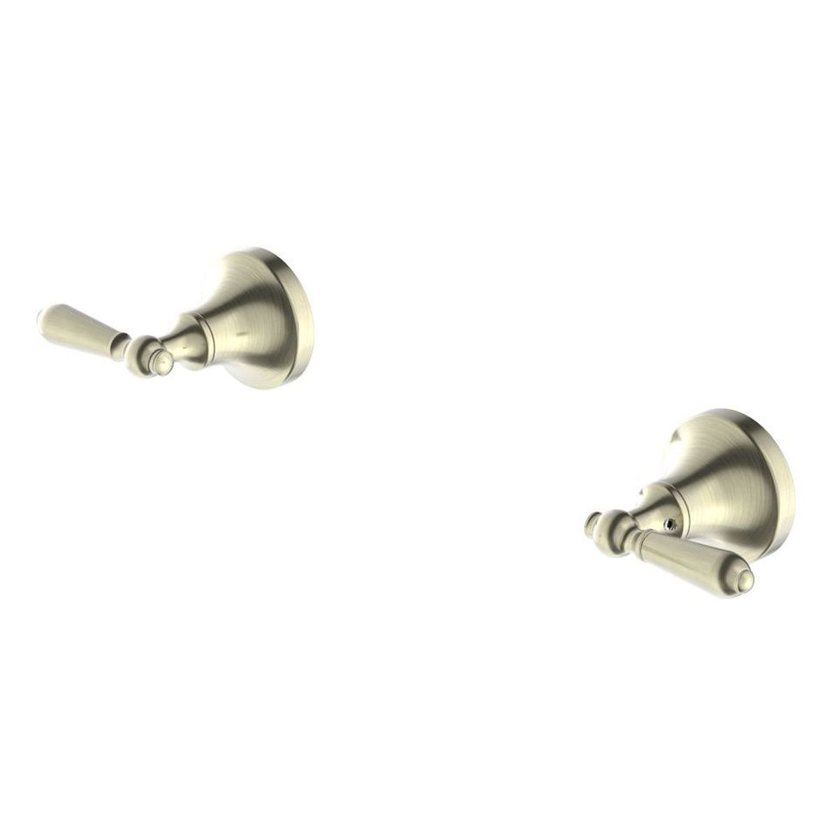 York Wall Top Assemblies With Metal Lever - Aged Brass