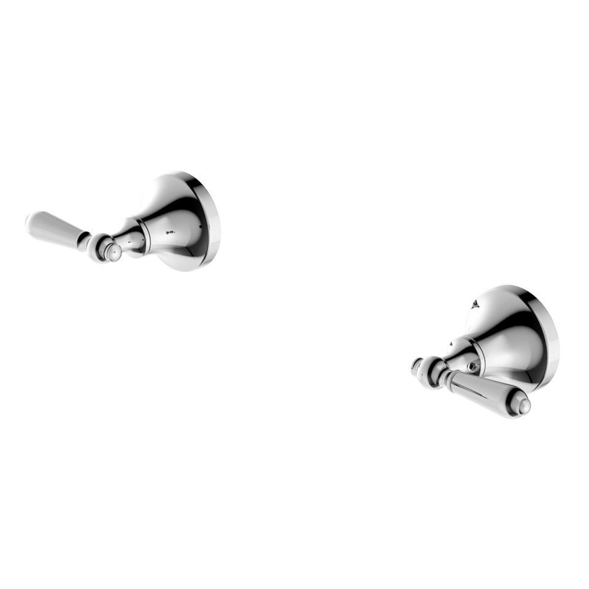 York Wall Top Assemblies With Metal Lever - Chrome