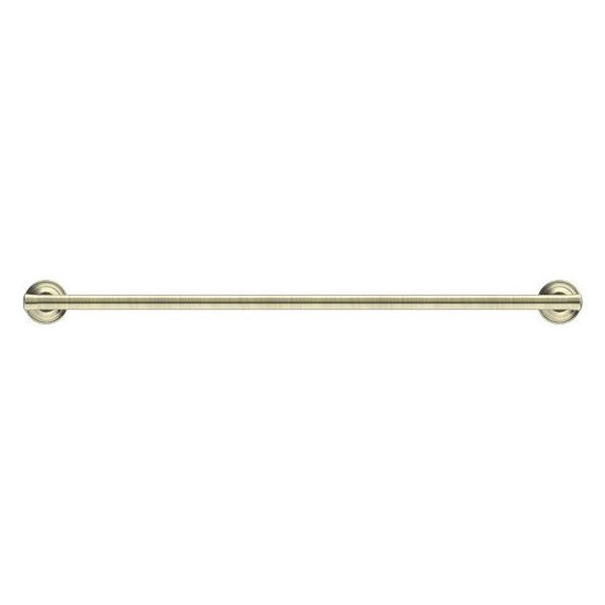 York Double Towel Rail 600mm - Aged Brass