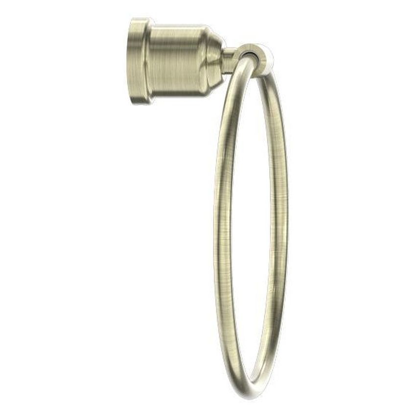 York Towel Ring - Aged Brass