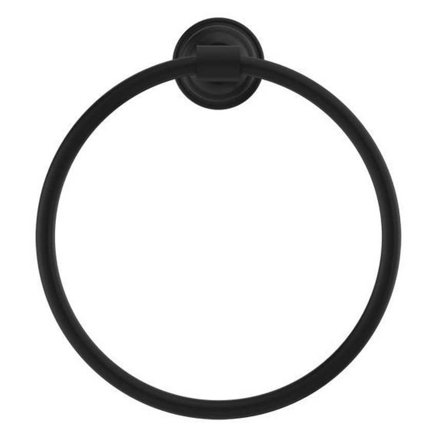 York Towel Ring - Matte Black
