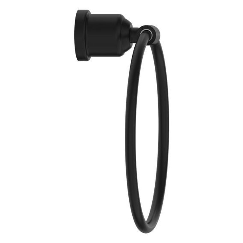 York Towel Ring - Matte Black