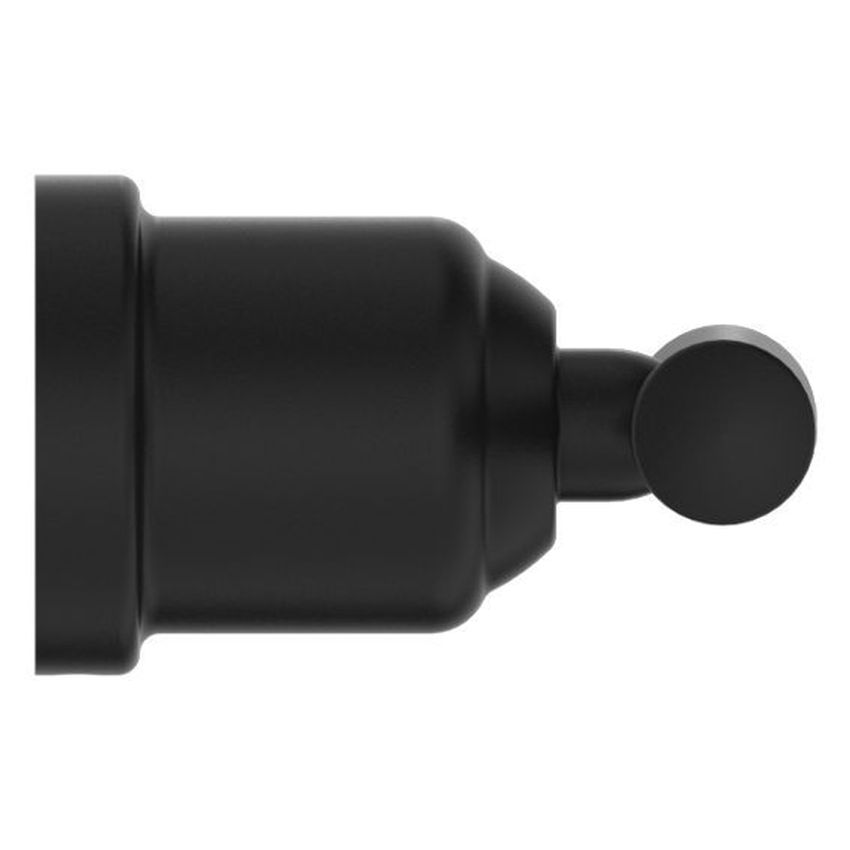 York Robe Hook - Matte Black